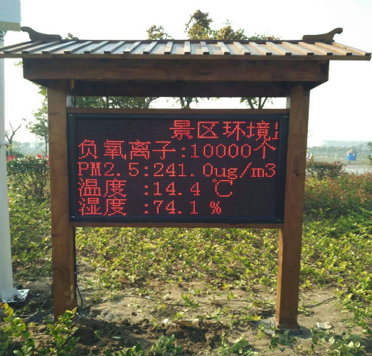 旅游风景区负氧离子在线环境监测